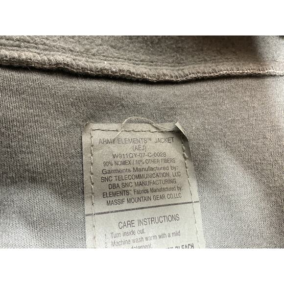 Massif Army Elements Jacket NOMEX MEDIUM Regular - Picture 11 of 13